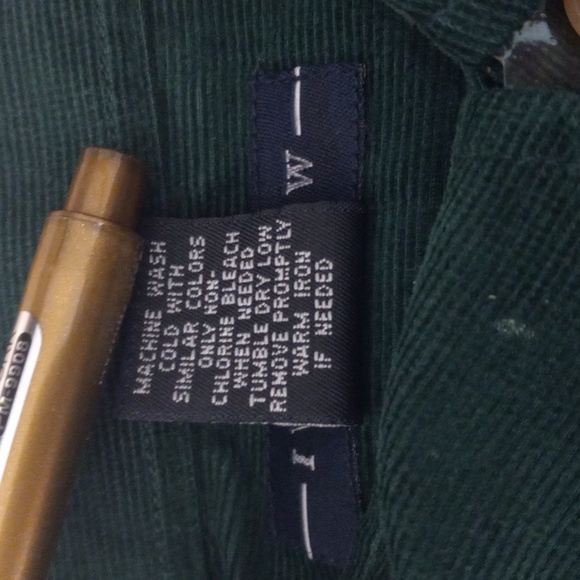IVY CREW Classics Men's Long Sleeve Button-Down Green Thin Corduroy Shirt Sz XXL - Picture 12 of 16